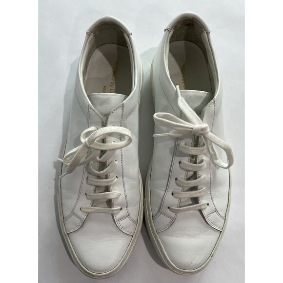 Common Projects Original Achilles Sneakers in White - Picture 3 of 9